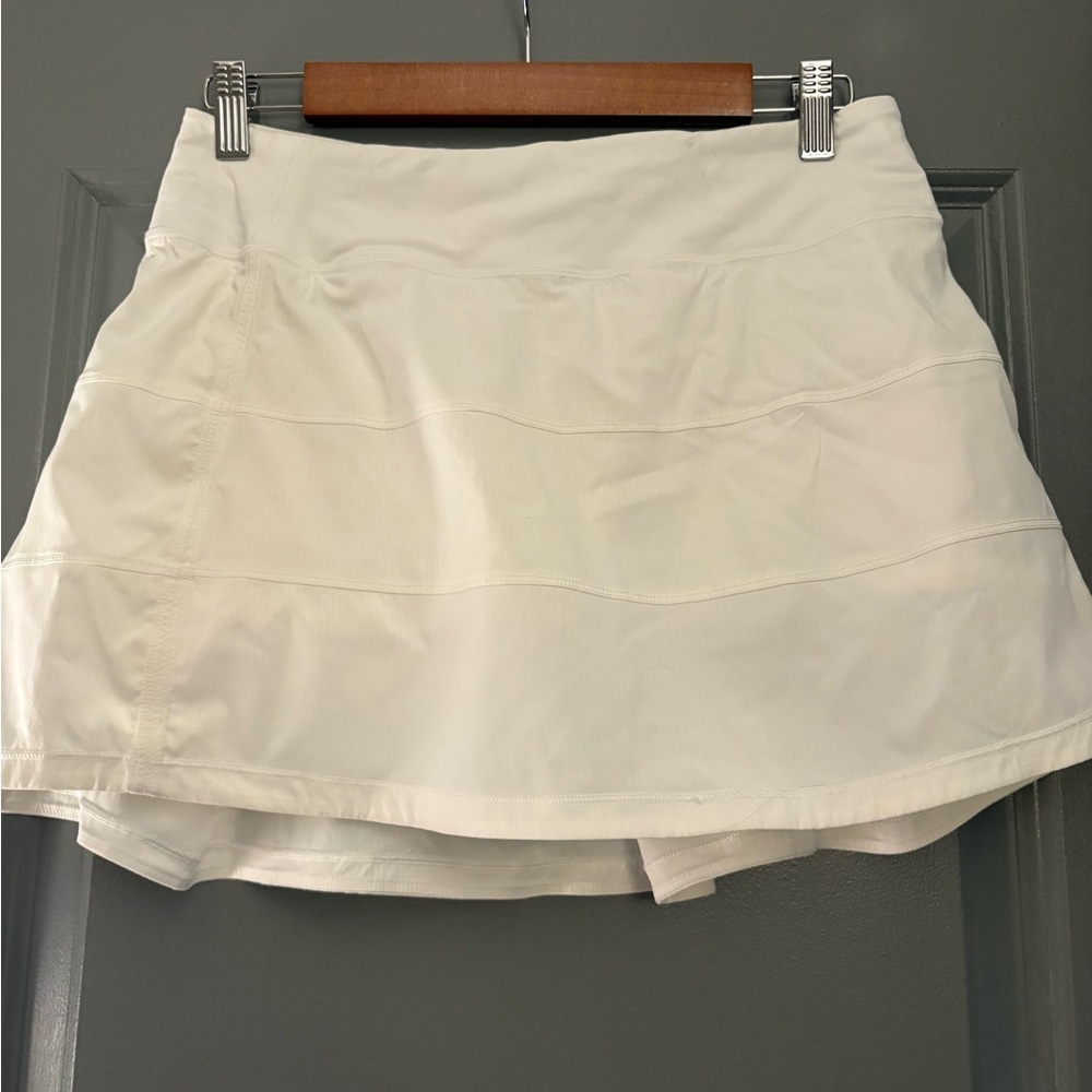 Lululemon White Tennis Skirt
